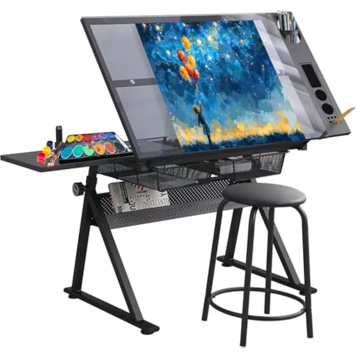 Adjustable Height Drafting Des - Tops recension och pris