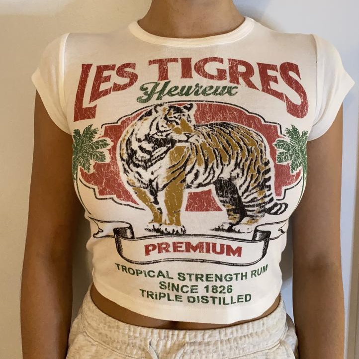 Y2k Graphic Baby Tees for Wome - Y2K Graphic Baby Tee Crop recension och pris