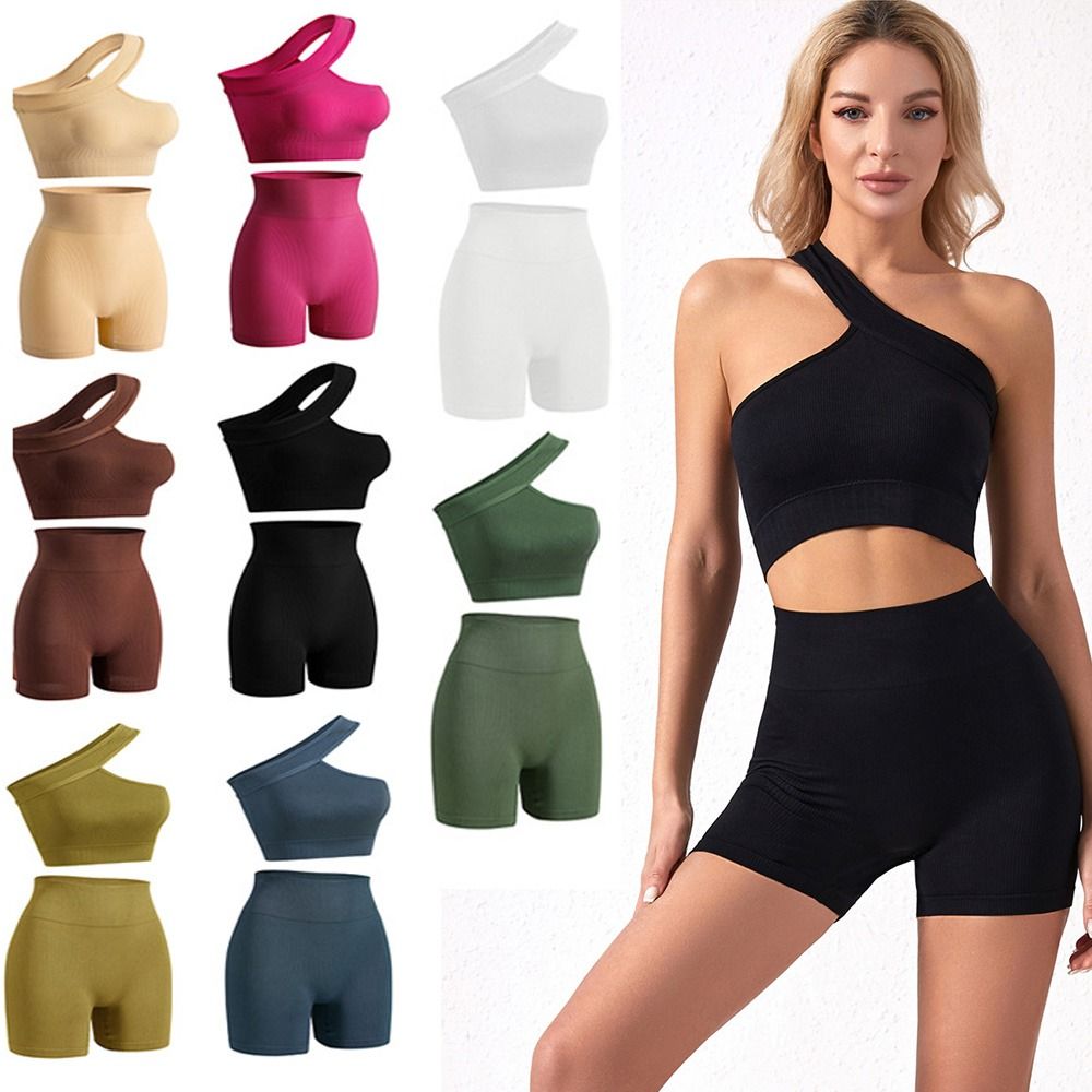 2Pcs Comfortable Seamless Wome - Seamless Ribbed Workout Tank Top recension och pris