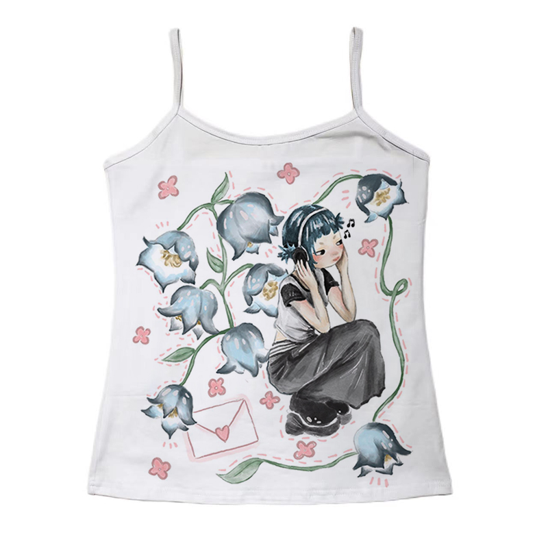 Y2K Korean Popular Clothes Emo - Y2K Graphic Baby Tee Crop recension och pris