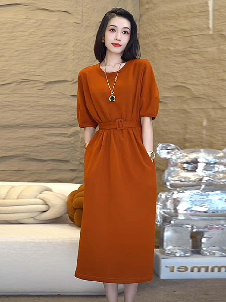 Klein Blue Women's Summer Casu - Korean Style A Line Shirt Dress recension och pris