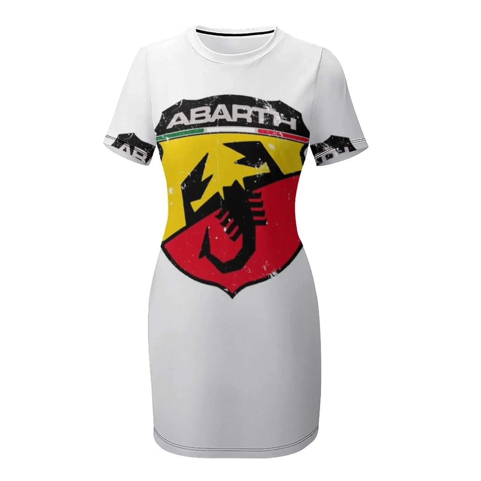 Abarthlogo Classic T-Shirt Sho - Korean Style A Line Shirt Dress recension och pris